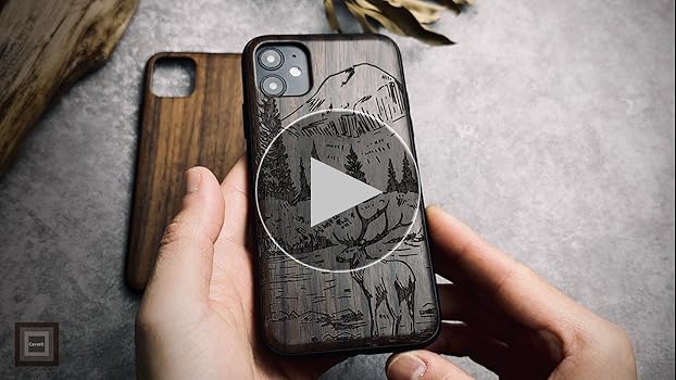 Amazon.com: Carveit Wood Case for iPhone 11 Case [Natural